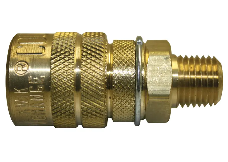 Reusable 1/4-Inch MNPT Slip Sleeve for Industrial Hoses