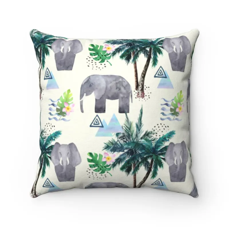 Reversible Two-Tone Elephant Cushion in Four Size Options