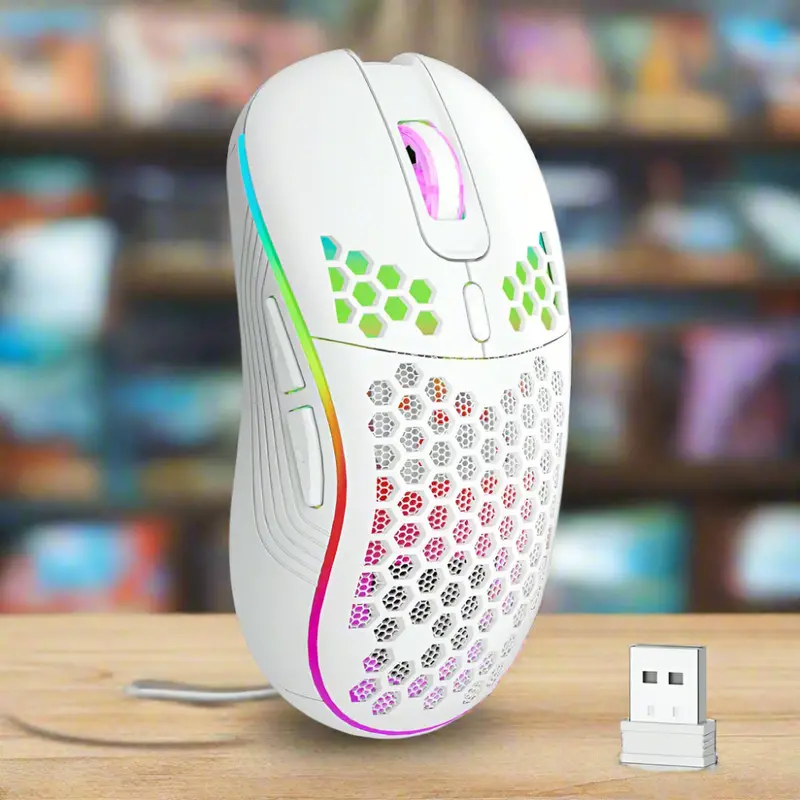 RGB Gaming Mouse with Adjustable DPI Sensitivity