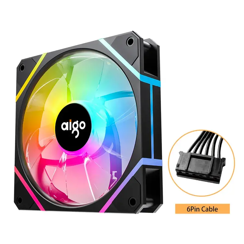RGB PC Cooling Fan Kit – 3-Pack Silent Fans