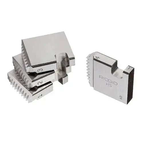 Ridgid 1" Npt Pipe Die Set – 12-R, High-Speed Steel, Right-Hand Cut, 11½ Tpi 1