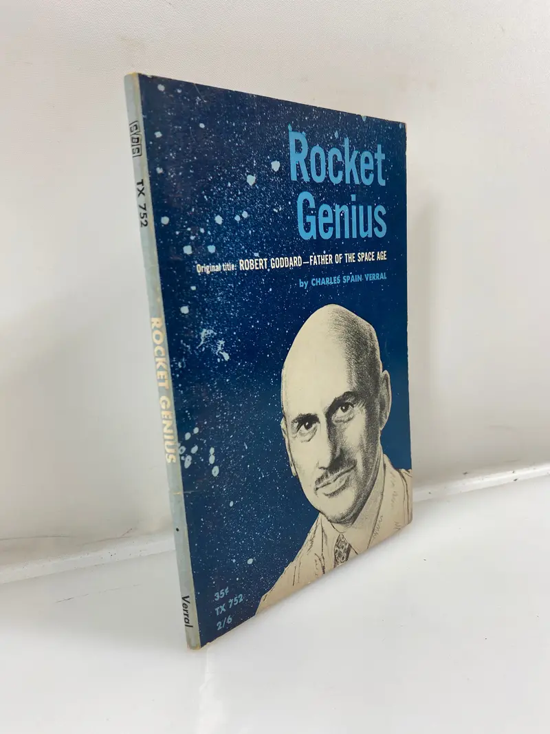 Rocket Genius by Verral (1965) – Scholastic Paperback Science Fiction Title