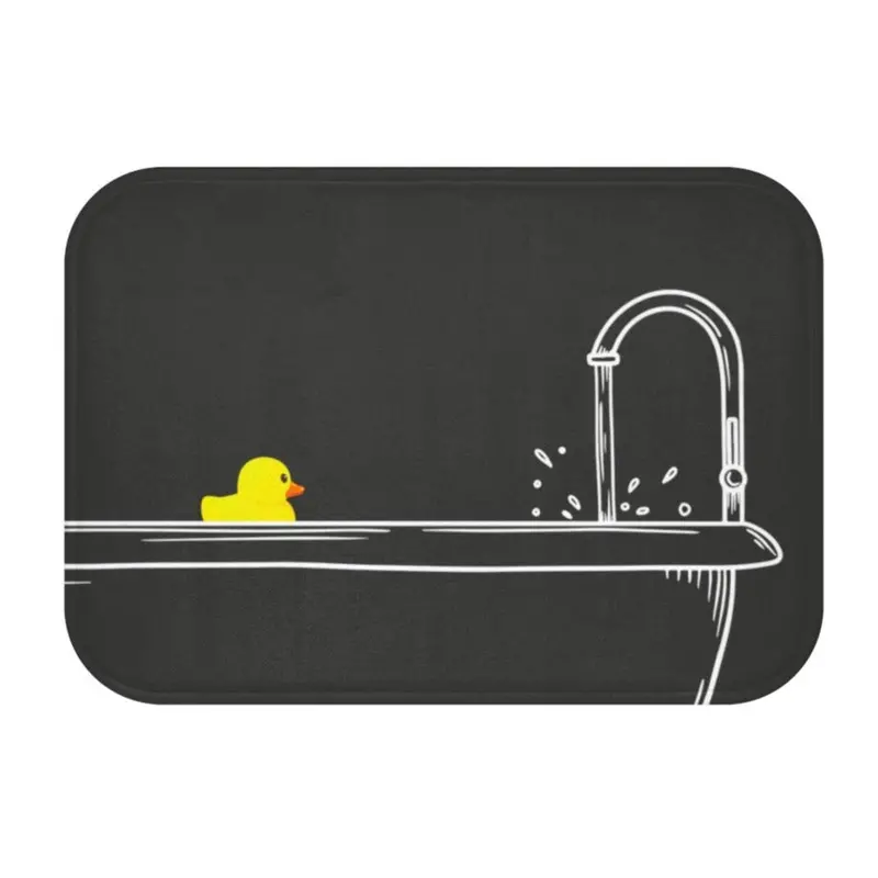 Rubber Duck-Themed Non-Slip Bath Mat