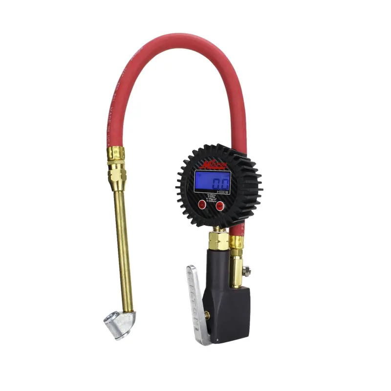S-530 Portable Digital Tire Inflator with Built-in Pressure Gauge (255 PSI) – Includes Air Chuck and 15-Inch Rubber Hose