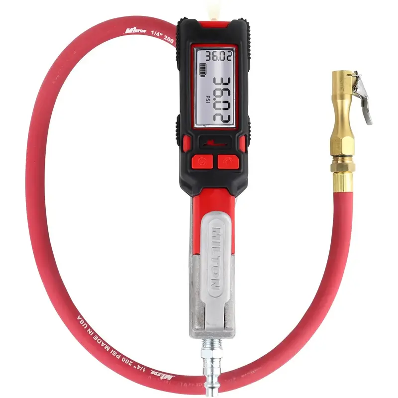 s-581e EZ-LOCK™ Digital Tire Inflator & Precision Pressure Gauge – 0–160 PSI, ±0.25% Accuracy