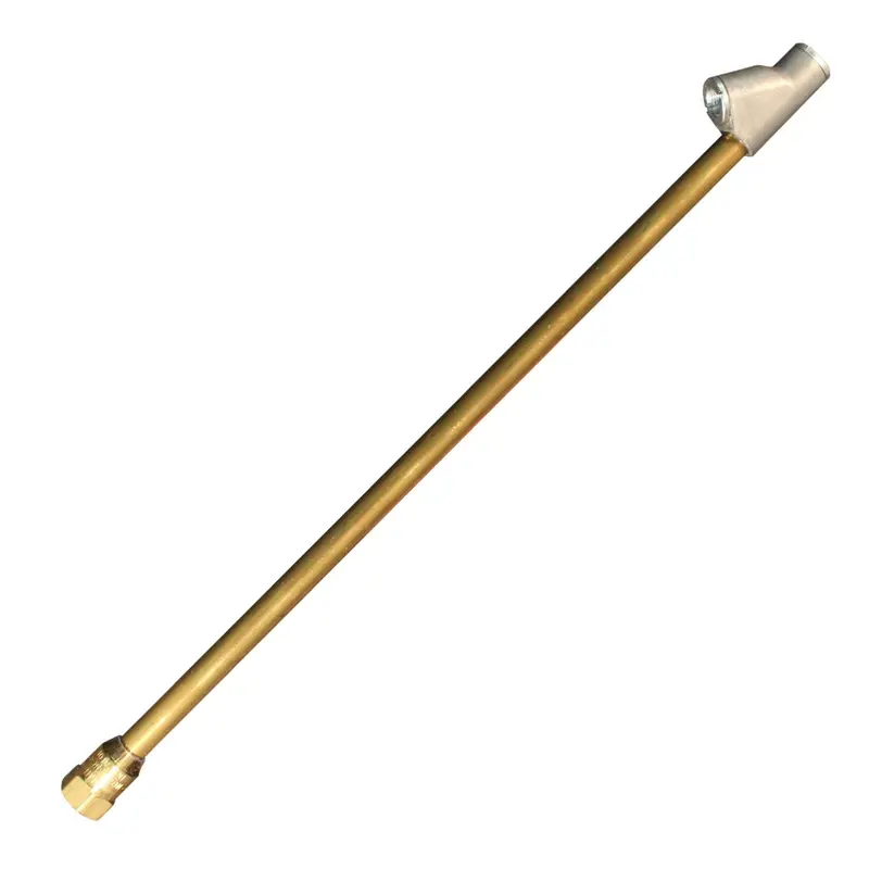 S-693-12 Dual-Head Straight-Foot Air Chuck – 12-Inch Extended Reach, 1/4″ FNPT, 150 PSI for Trucks, RVs, Trailers & Cars