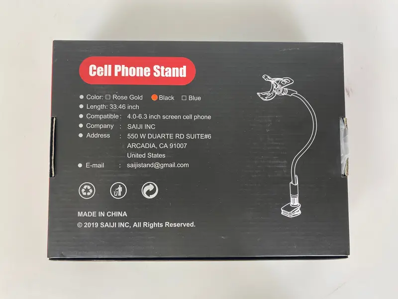 Saiji IVY Adjustable Cell Phone Stand – Brand New