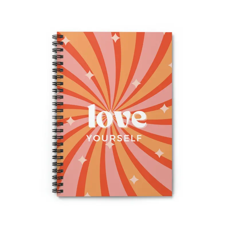 Self-Love Spiral Notebook – Uplifting Journal for Daily Affirmations