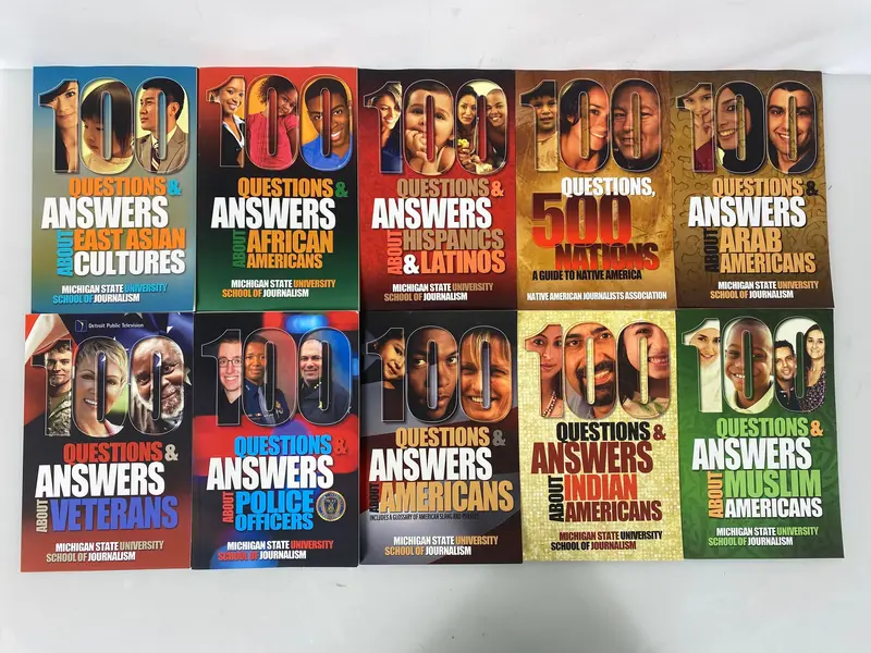 Set of 10 MSU Journalism 100 Study Guides with Q&A – 2014 Edition