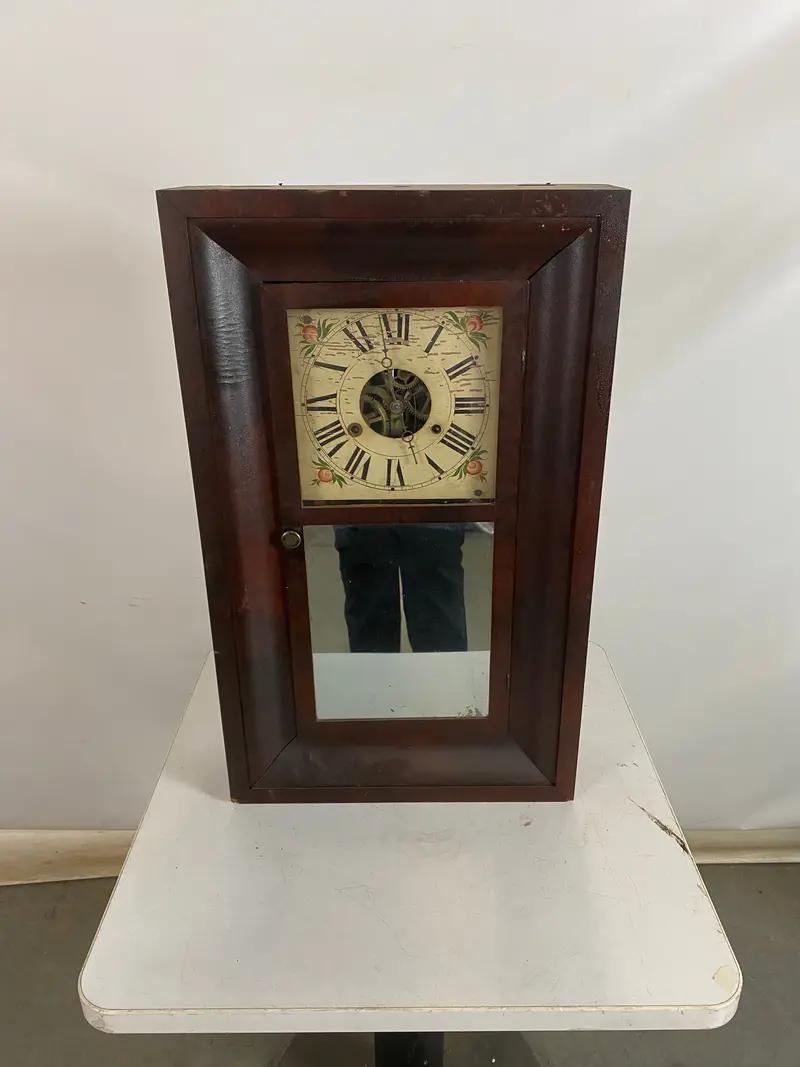 Silas Hoadley Weight-Driven Mantel Clock – Authentic Early 19th-Century Timepiece