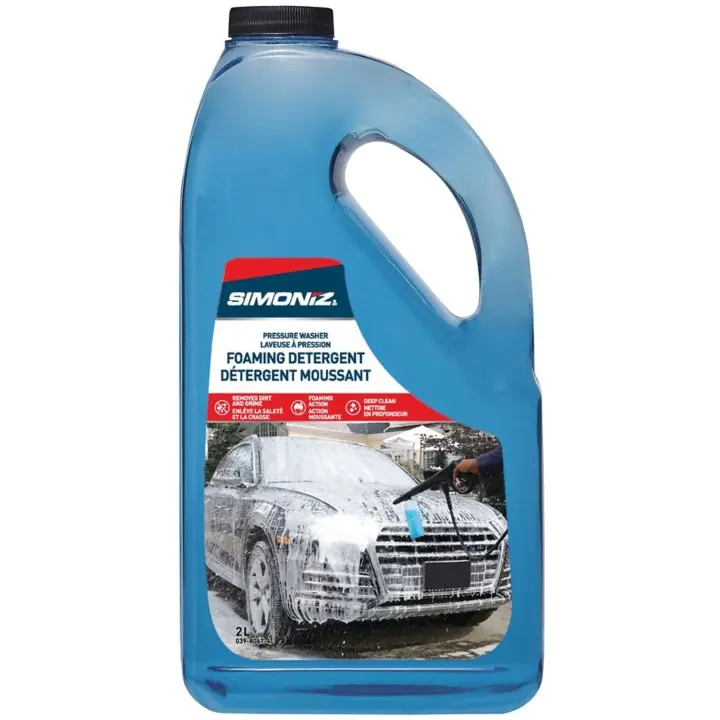 Simoniz Non-Toxic Foaming Pressure Washer Detergent Concentrate (2 L) for Cars & Boats