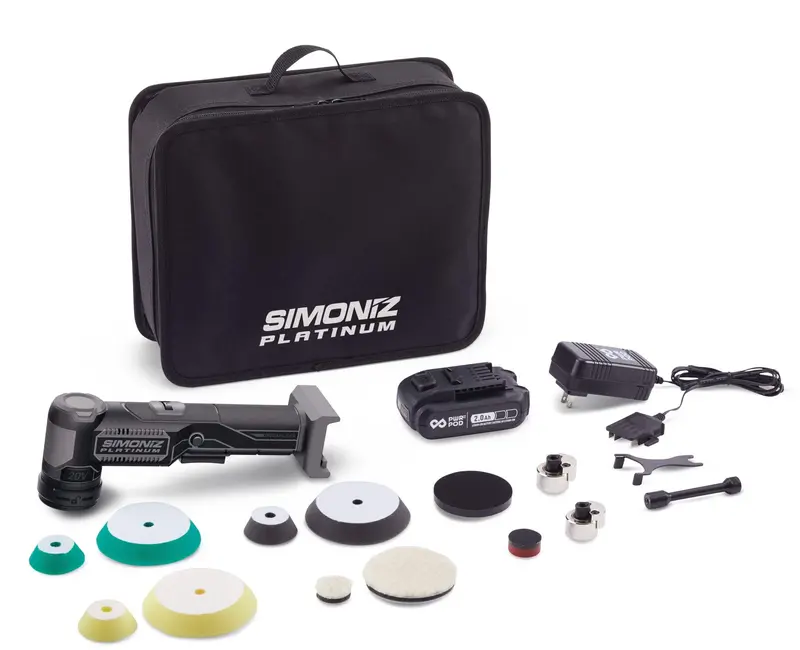 Simoniz Platinum Detailing Micro Polisher Kit with Variable Speed Control