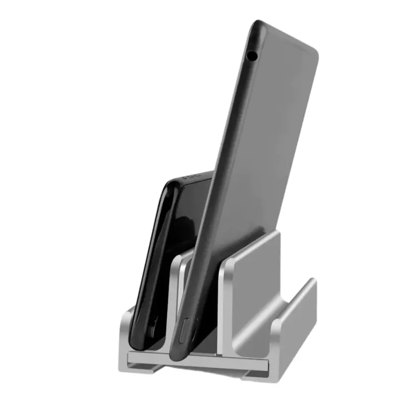Slim Vertical Notebook Holder for Two Devices
