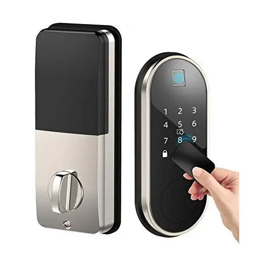 Smart Deadbolt Door Lock – Keyless Touchscreen Entry Compatible with Alexa & Google Assistant