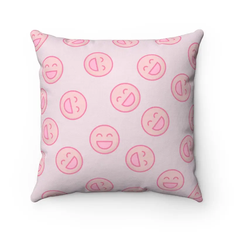 Smiley Face Logo Decor Cushion – 4 Size Choices