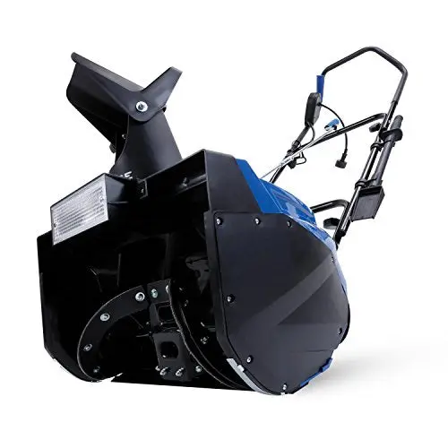 Snow Joe SJ623E 18-Inch 15-Amp Electric Snow Thrower – Single-Stage Clearing with LED Headlights (Blue)