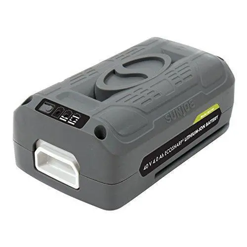 Snow Joe + Sun Joe iBAT40 EcoSharp Battery – 40V Lithium-Ion, 4.0Ah Replacement Power Cell for iONMAX Tools