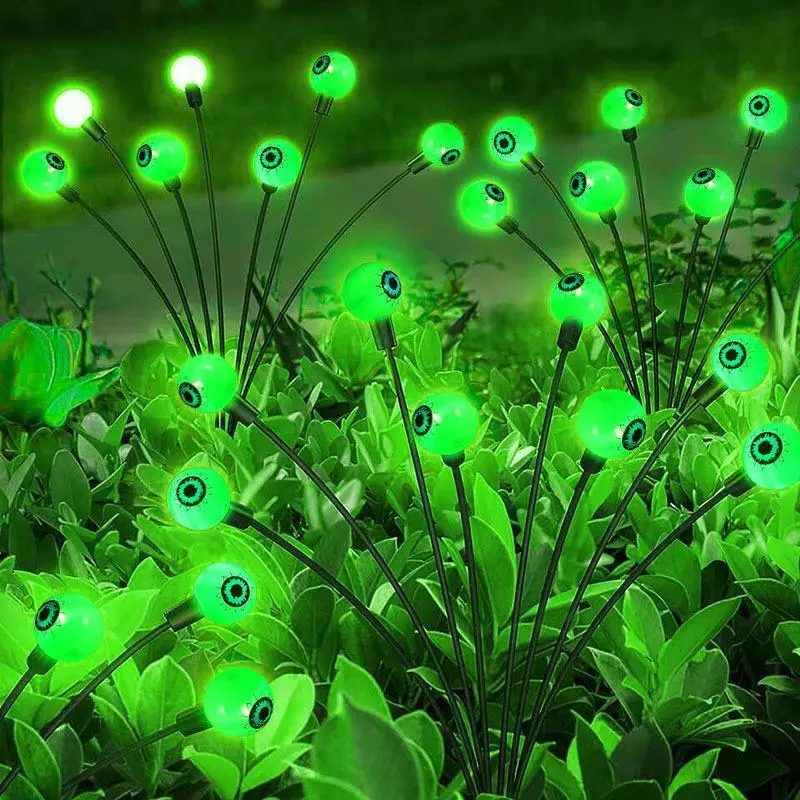 Solar-Powered Halloween Eye Ball Lights – Pack of 10 (2 Sets)