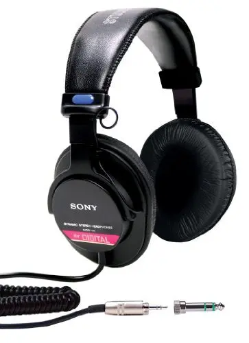 Sony MDR-V6 Studio Monitor Headphones – Professional CCAW Voice Coil Design