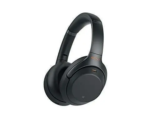 Sony WH-1000XM3 Wireless Noise-Cancelling Headphones – Over-Ear Bluetooth Headset (Black, 2018 Model)