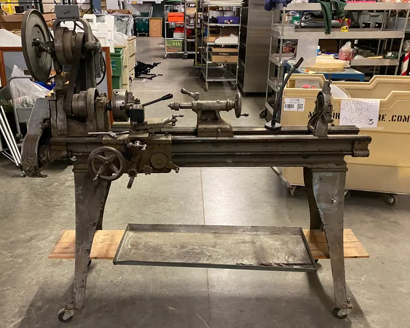 South Bend Engine Lathe with Mobile Casters Base