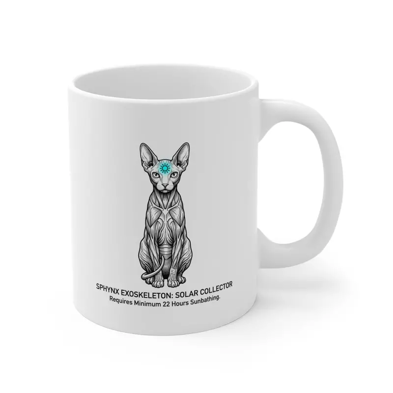 Sphynx Feline Exoskeleton Technical Manual Mug