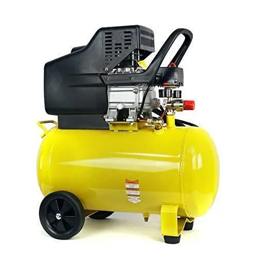 Stark 10-Gallon Ultra-Quiet Portable Air Compressor – 3.5 HP Pancake-Style Unit with Wheels for Easy Mobility