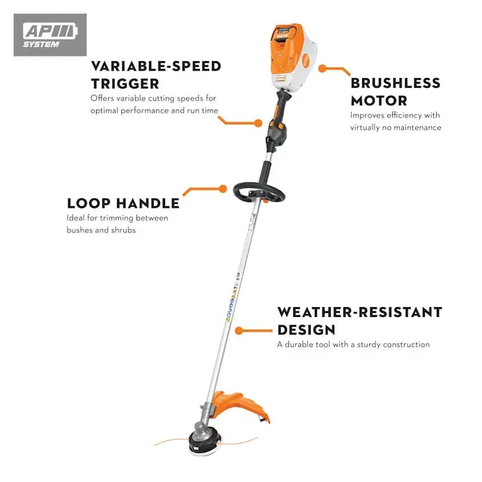 STIHL FSA 200 R High-Capacity Cordless Grass Trimmer