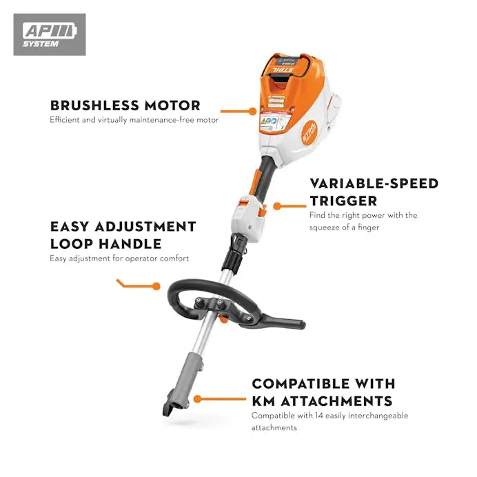 STIHL KMA 120 R Compact Powerhead for Garden Attachments