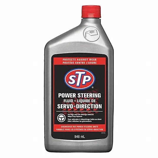 STP Power Steering Fluid – 946 mL (1 Quart) Bottle for Reliable Hydraulic Assistance