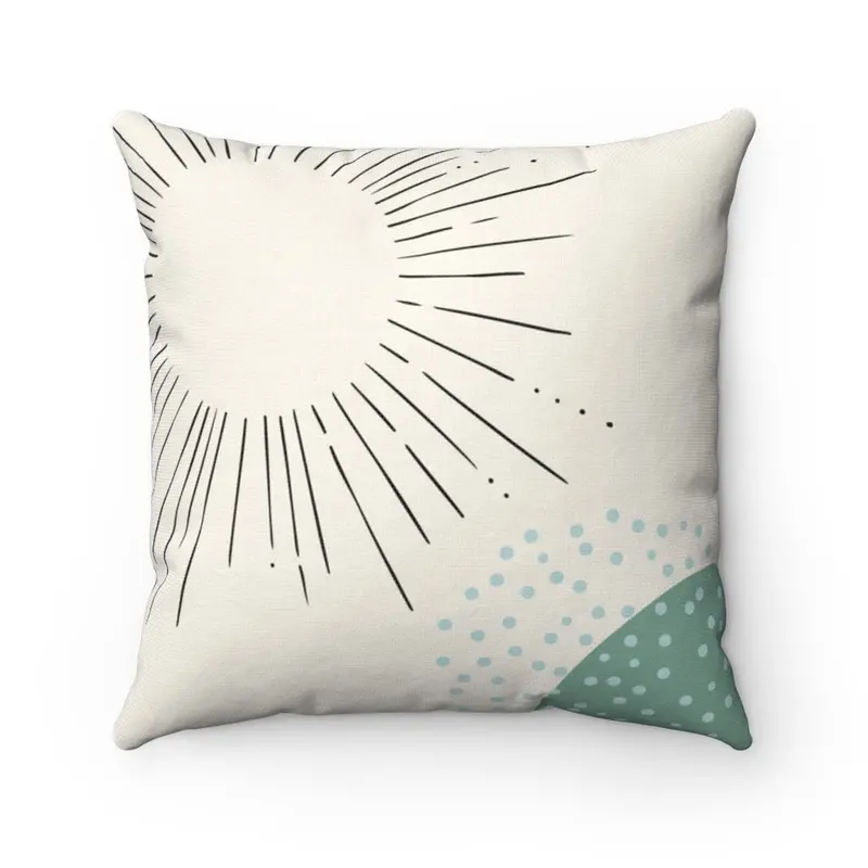 Sun Outline Decorative Cushion – 4 Size Options