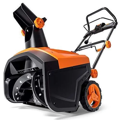 TACKLIFE 15-Amp Electric Snow Blower – 20-Inch Clearing Width, 180° Adjustable Chute, 30-Foot Throw Distance