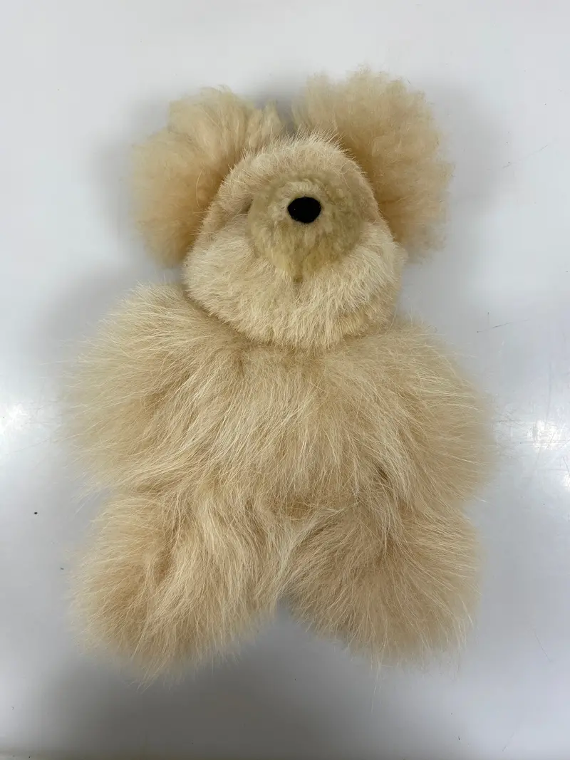Tan Fluffy Bear Plush Toy – Large-Scale Soft Stuffed Animal
