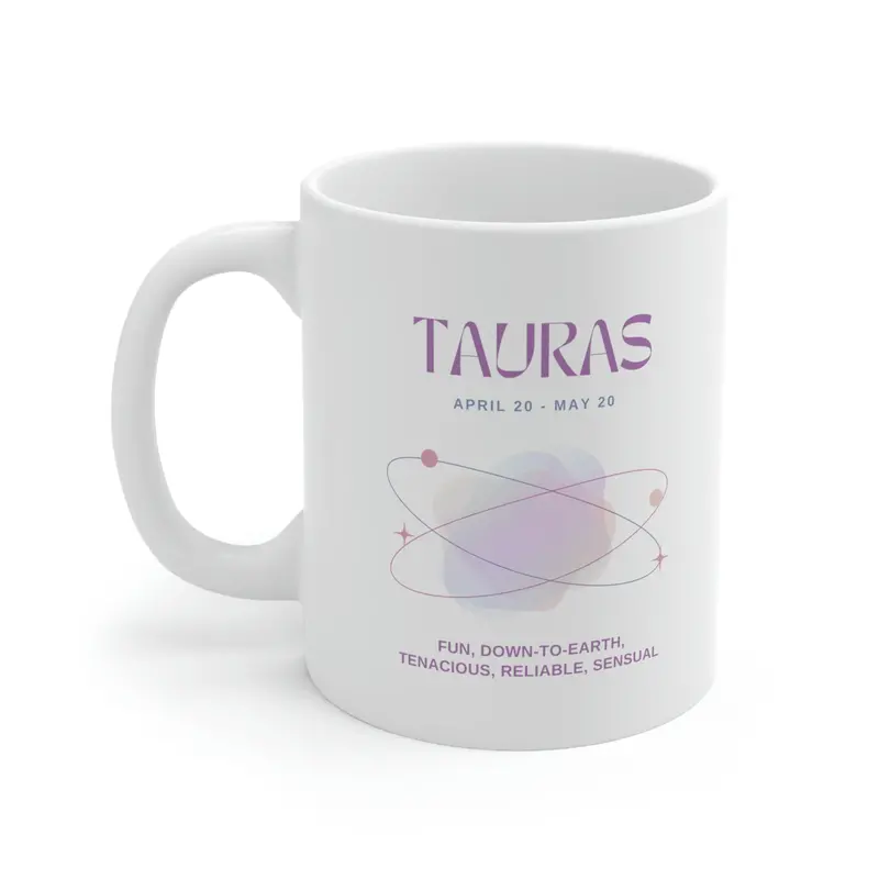 Taurus Zodiac Mug – Celebrate Earth Sign Personality Traits