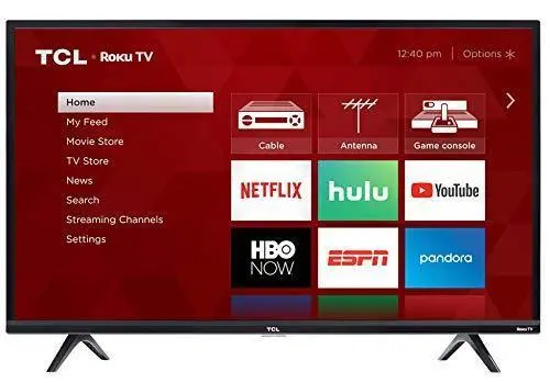 TCL 49S325 49-Inch Roku Smart TV – Full HD 1080p LED Display, Built-in Streaming Platform (2019 Model)