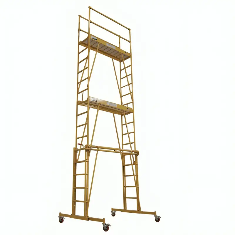 TELE-TOWER® 1101-1177 Max-Reach Scaffold Kit – Used 17′ Extended Height, 1000 lb Capacity Modular Tower System