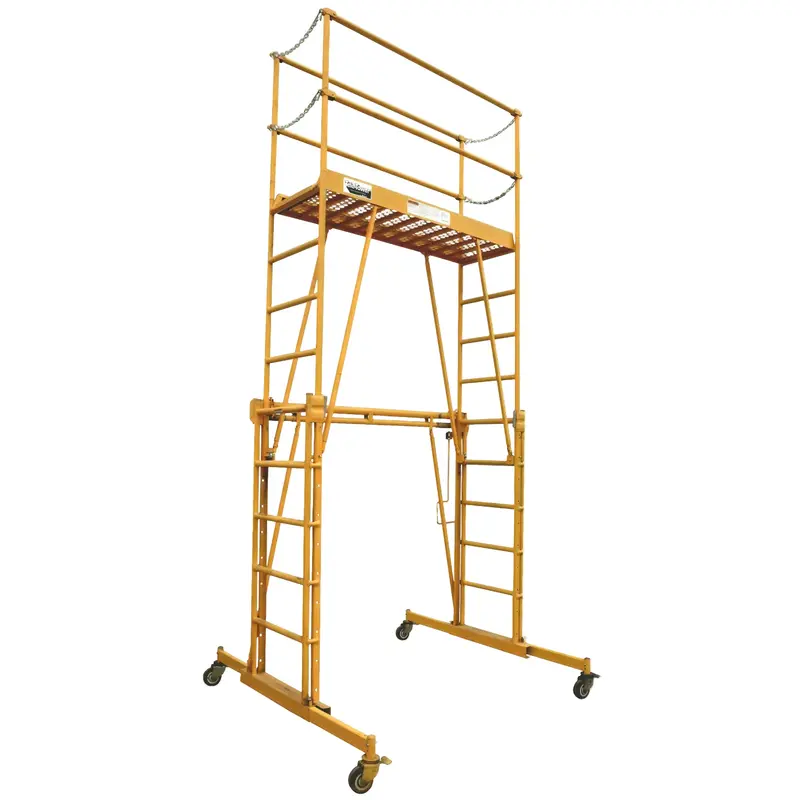 TELE-TOWER® Model 1101-2296 Adjustable Work Platform – 11-Foot Height, 8′ × 22″ Deck, 1000 lb Rating