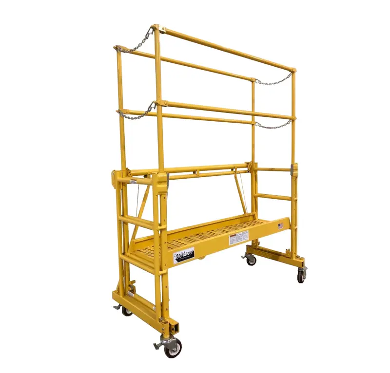TELE-TOWER® Model 1101-610 Compact Adjustable Platform – 7-Foot Height, 6′ × 19″ Deck, 1000 lb Rating