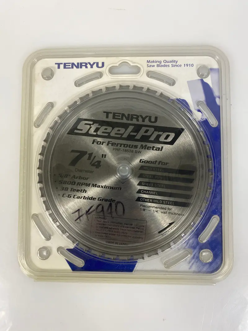 Tenryu PRF-18538 Heavy-Duty Steel-Pro Circular Saw Blade