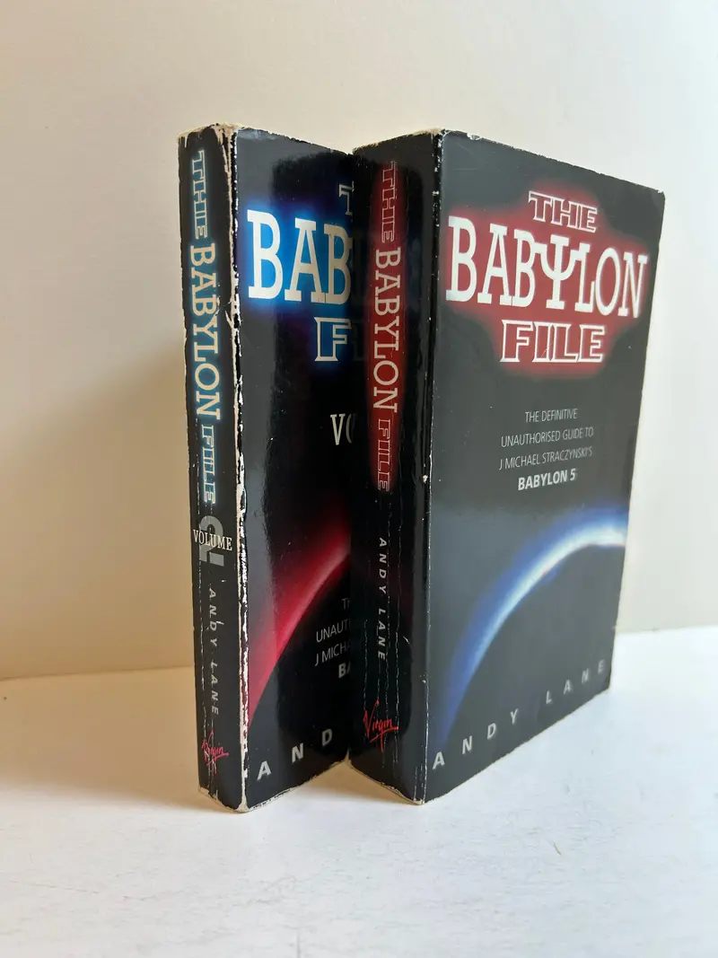 The Babylon File Volumes 1 & 2 by Andy Lane – Unauthorized Babylon 5 Guide (Softcover)