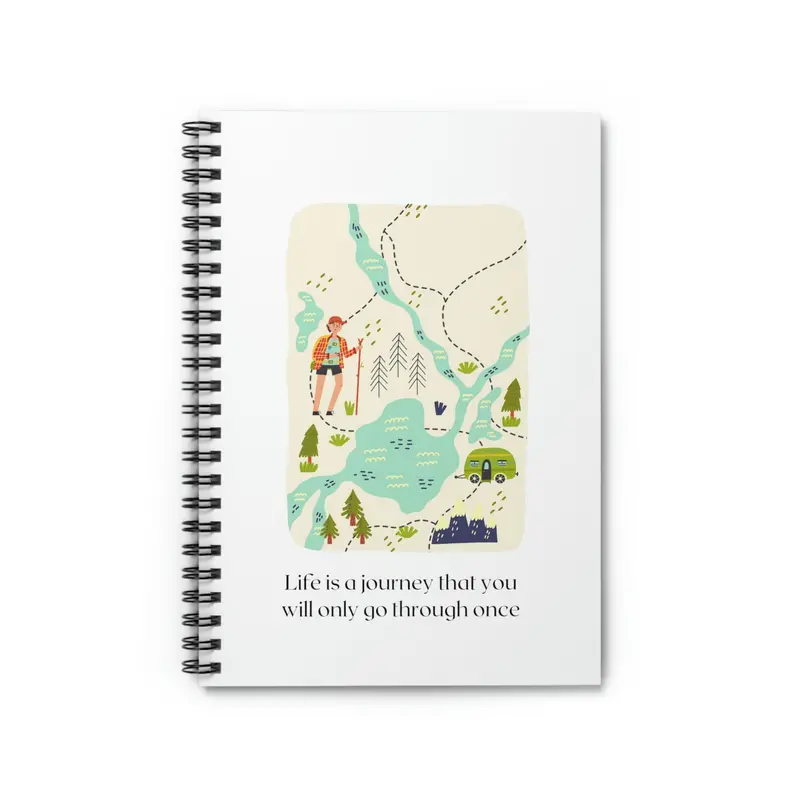 Thoughtful ‘Life Is a Journey’ Reflective Journal