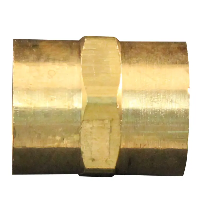 Three-Eighths-Inch Female NPT Hex Coupling Fitting (10-Pack)