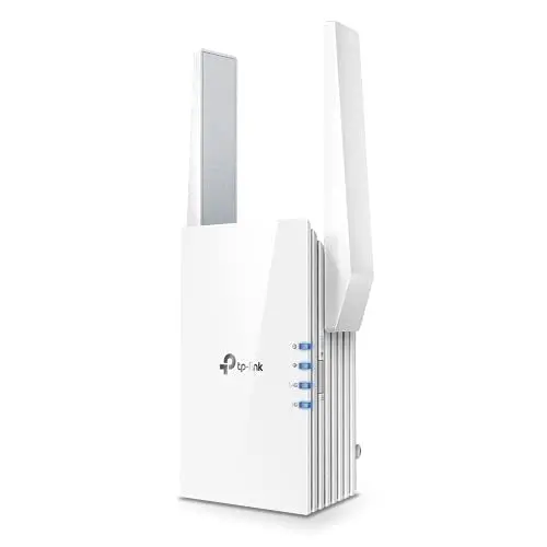 TP-Link RE505X WiFi 6 Range Extender – Dual-Band Booster for Up to 1500 sq. ft., 25 Devices, Gigabit AP Mode, OneMesh Compatible