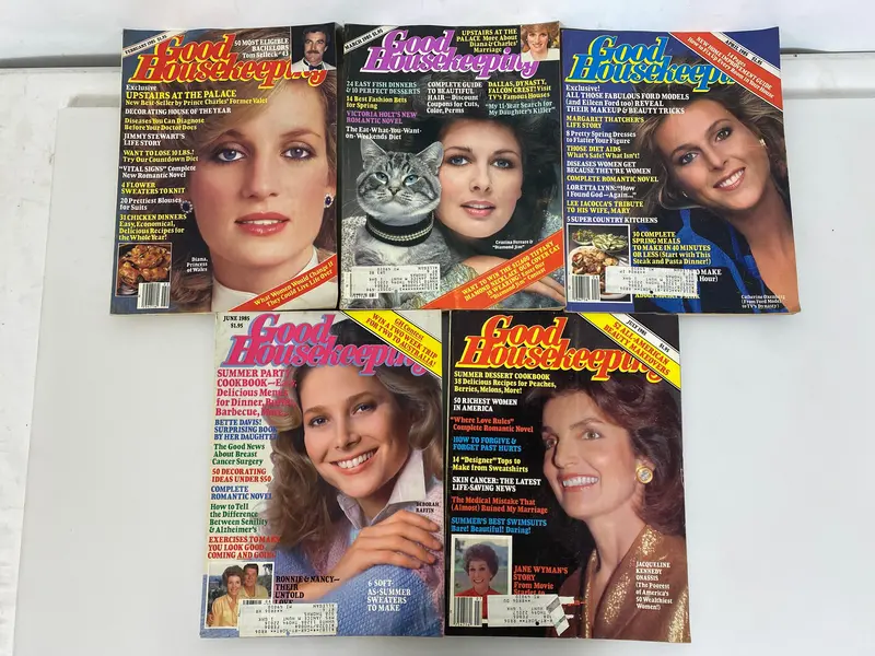 Twelve Vintage Good Housekeeping Magazines from 1986 — Complete Set