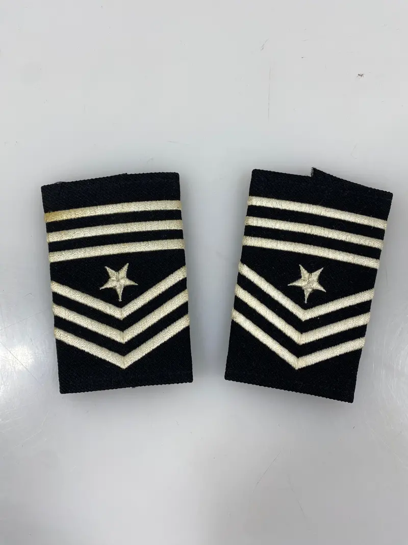 U.S. Army ROTC Epaulets — Staff Sergeant/Master Cadet Rank, Small Size