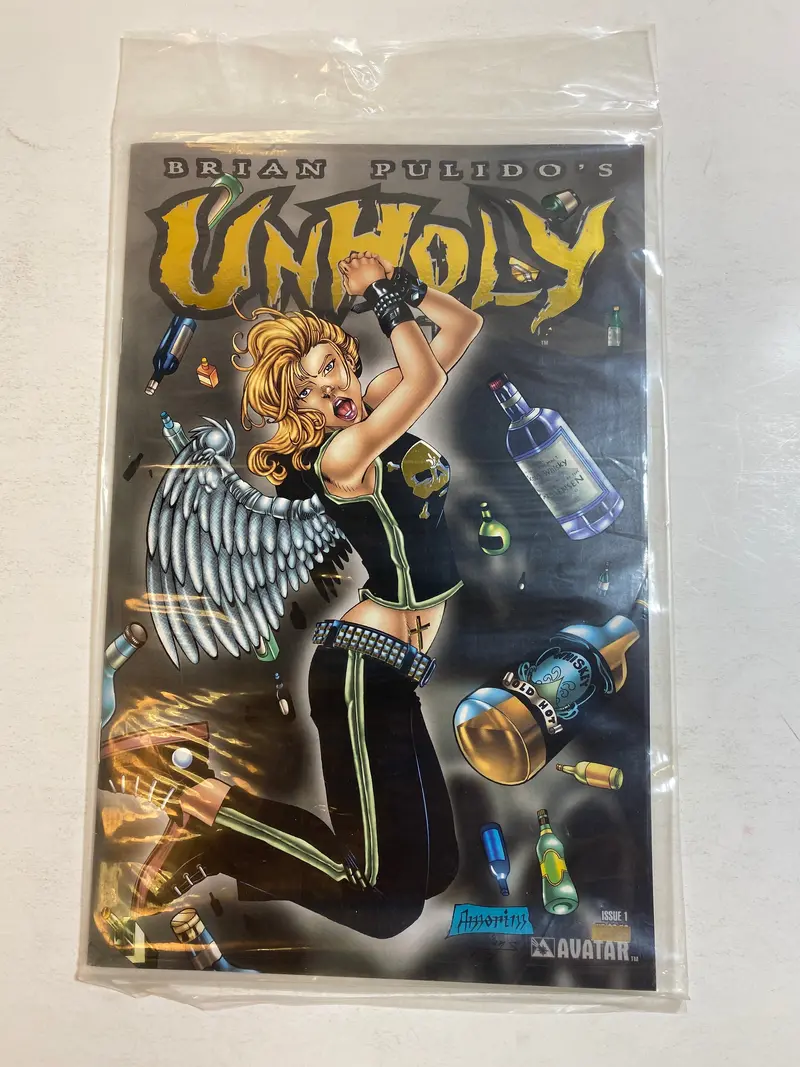 Unholy #1 Gold Variant Comic (Avatar Press, 2003) – Limited Edition #1 of 500, Sealed