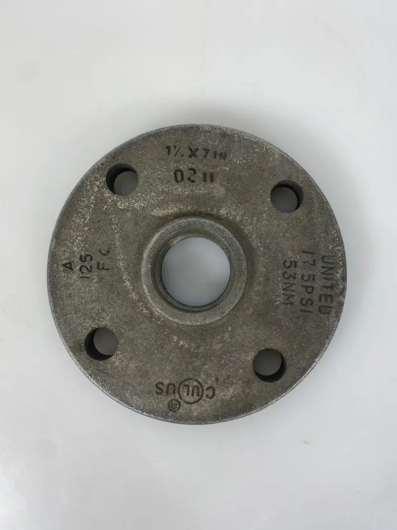 United Cast Iron Screwed Flange, 1-1/2″ x 7″, Class 125
