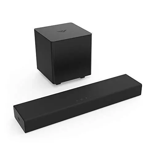 VIZIO 20-Inch 2.0-Channel Sound Bar for TV – Compact Bluetooth Surround Audio System for Home Theater