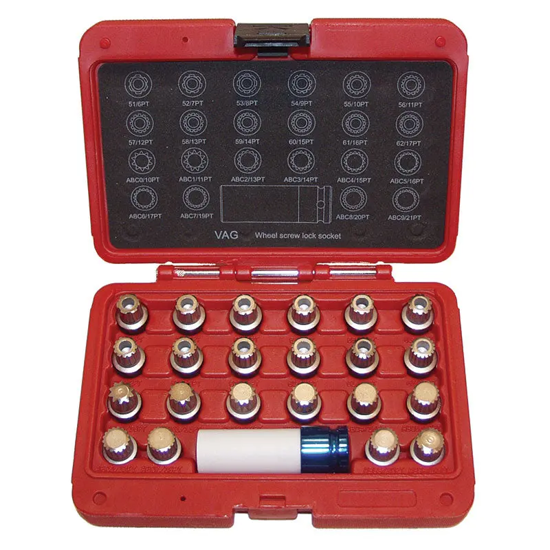VW and AUDI Dual-Brand Wheel Lock Key Kit