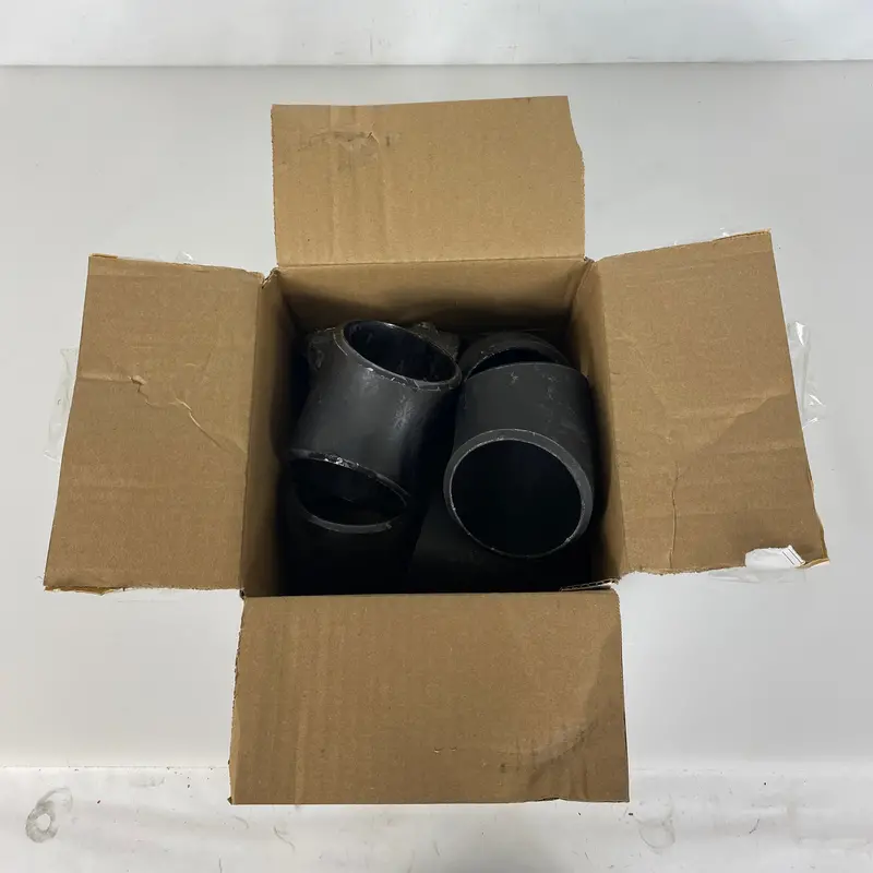 Welded 45° Steel Pipe Elbow Fitting – Six-Piece Pack
